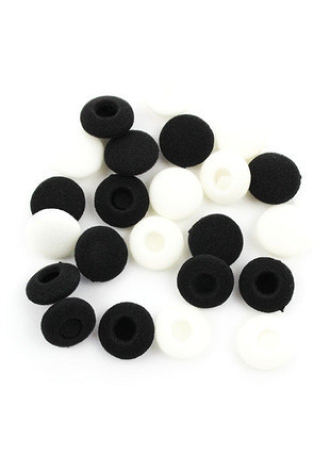 general Thickened Black Earphone Sponge Covers, 6mm Inner Diameter & 2.5mm Thickness (1 Pair / 2 Pieces), Universal Replacement Earphone Cushions - Image 3
